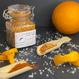 Sel aromatisé à l'Orange et à l'Harissa (~100 g)